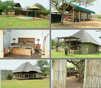 Jozizi dam accommodation. Tigerfishing Camp. Nkonkoni